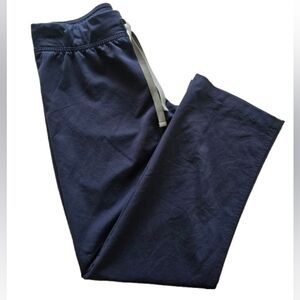 FIGS Livingston High Waisted Straight Leg Scrub Pants XSP Navy Blue Nursing